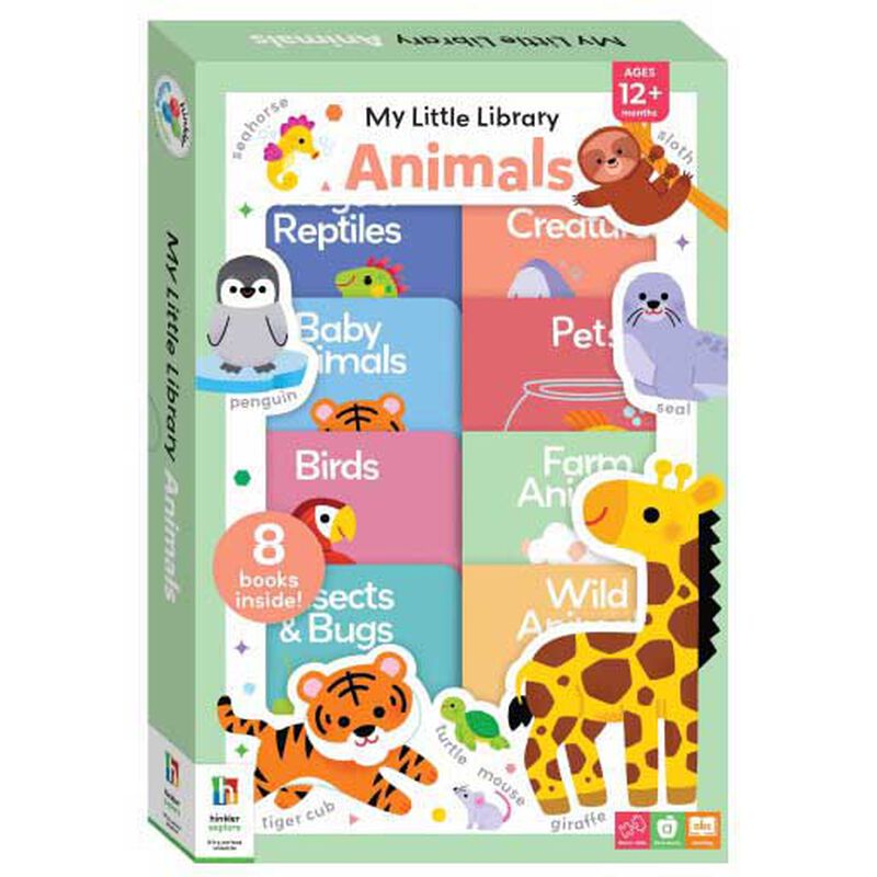 Hinkler&nbsp; Building Blocks My Little Library Animals image number 0