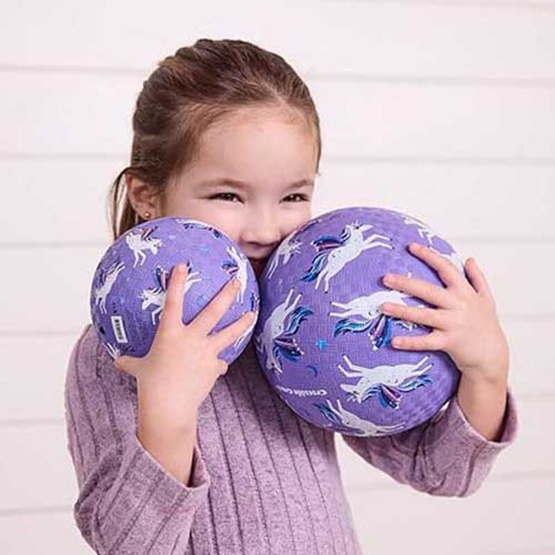 Crocodile Creek 7" Playground Ball - Purple Unicorn image number 1