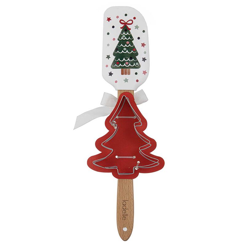 Ladelle Festive Fun Spatula & Cookie Cutter image number 2