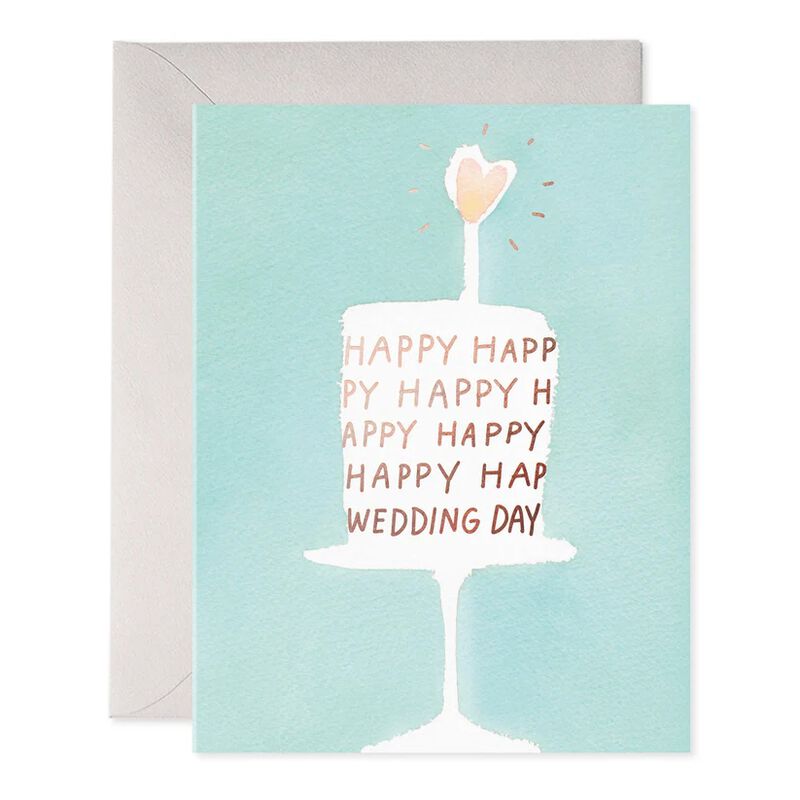 E Frances Wedding Cake Foil Card image number 0