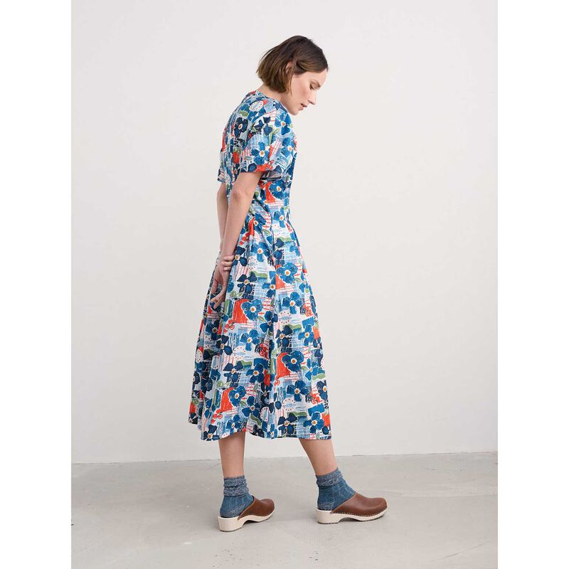 Seasalt Cornwall Lamorna Dress Table Sketch Chalk image number 1