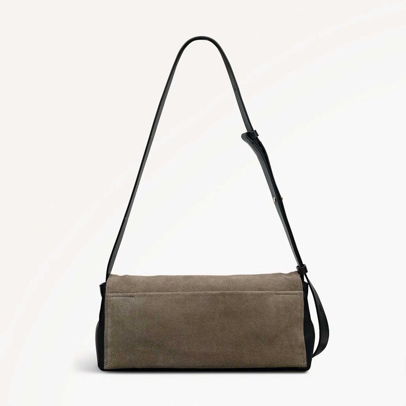 Radley The Annabel Suede Medium Flapover Shoulder image number 3