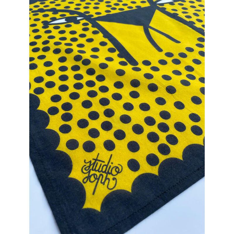 HANK 2. CHEETAH by Studio Soph Organic Cotton Handkerchief image number 1