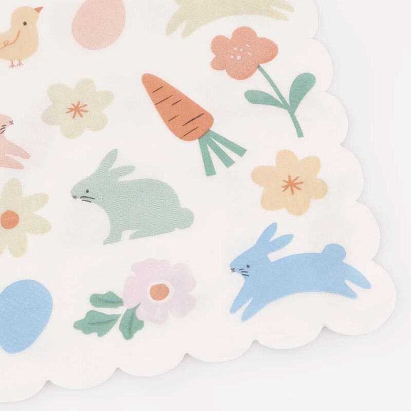 Meri Meri Easter Icons Large Napkins (x16) image number 1