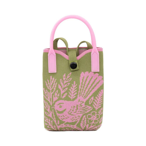 Woodcut Fantail Cross-Body Mini Bag