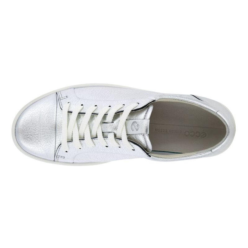 Ecco Soft 7 W Pure Silver Lace Up image number 2