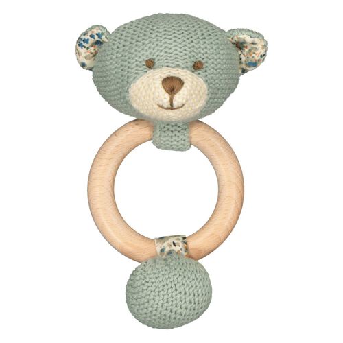 Lily & George Barney Bear Teether Ring