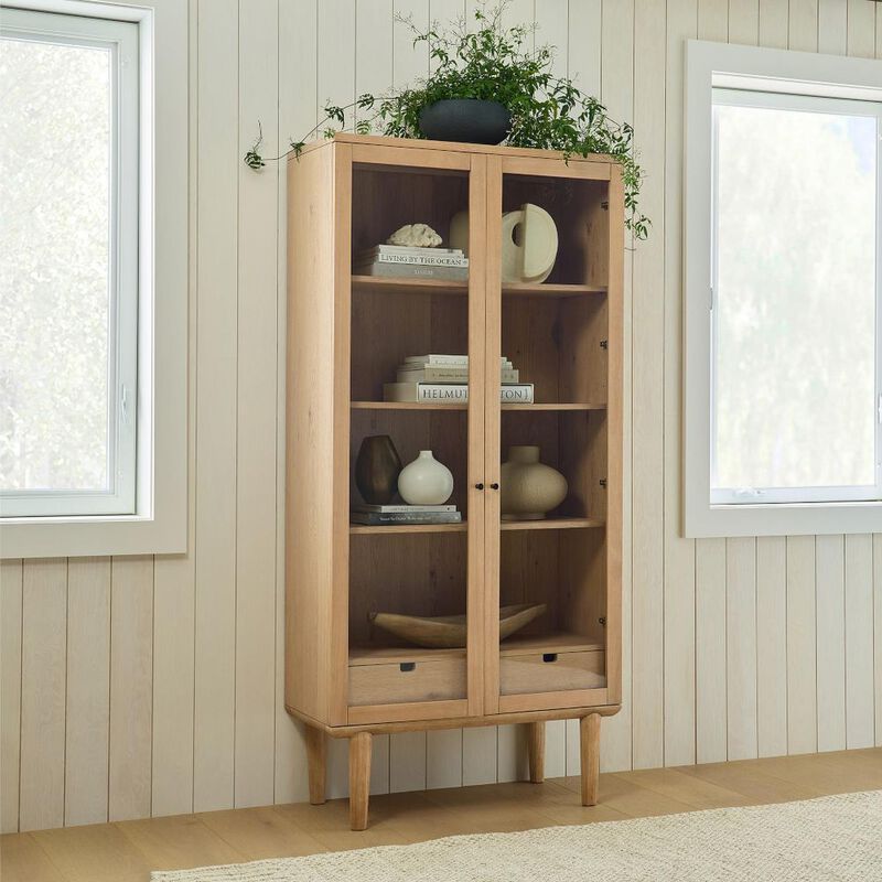 West Elm Whitman Glass Cabinet image number 1