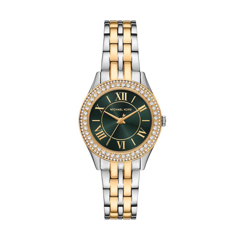 Michael Kors Harlowe Three-Hand Two-Tone Stainless Steel Watch image number 0