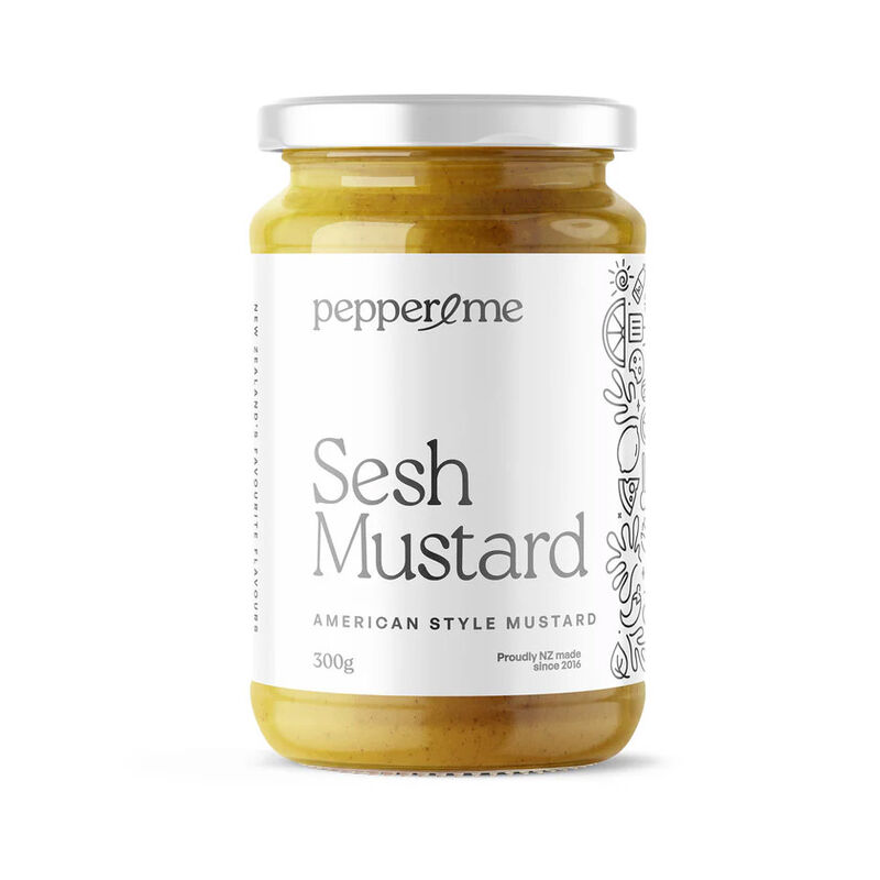 Pepper & Me Sesh Mustard American Style Mustard Jar 300g image number 0