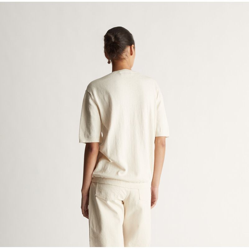 Lee Mathews Cotton Cashmere Oversized Tee image number 1