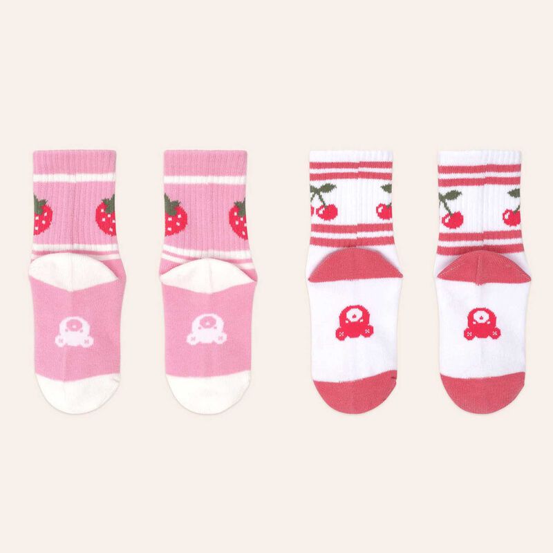 Huxbaby 2Pk Girls Sport Sock 6M-2Y image number 1