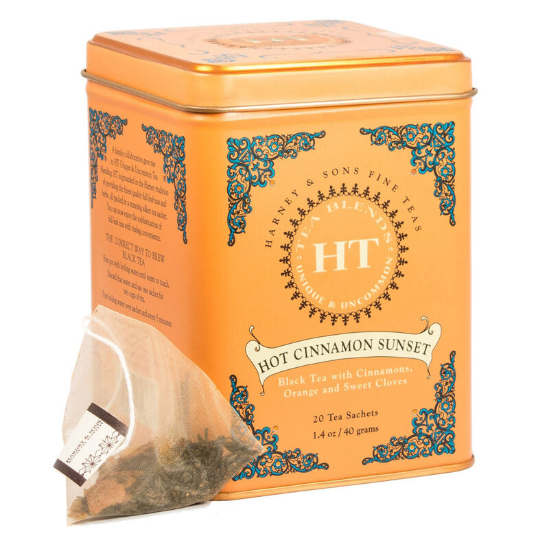 Harney & Sons HT Hot Cinnamon Sunset Tin 20 Sachets image number 0