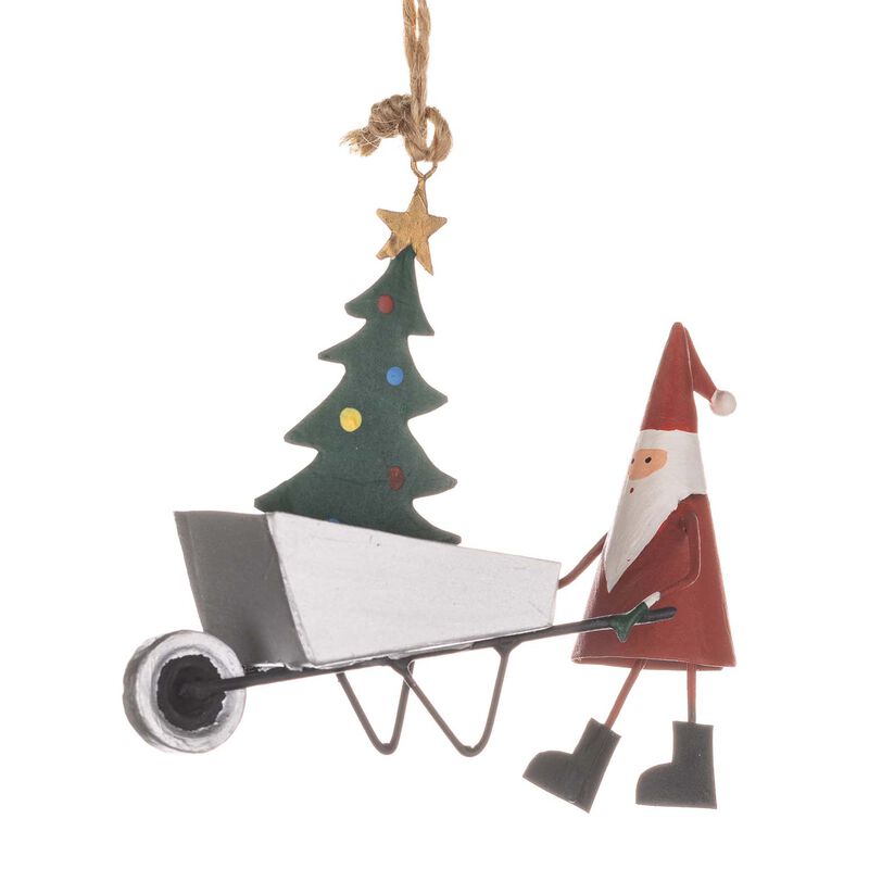 Shoeless Joe Santa With Wheelbarrow image number 0