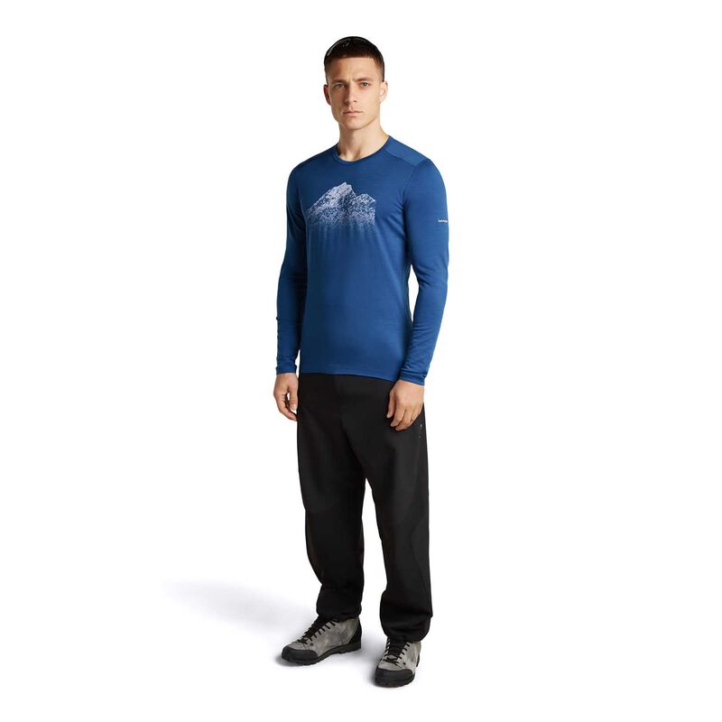 Icebreaker M Merino 200 Oasis LS Crewe Rising Light image number 7