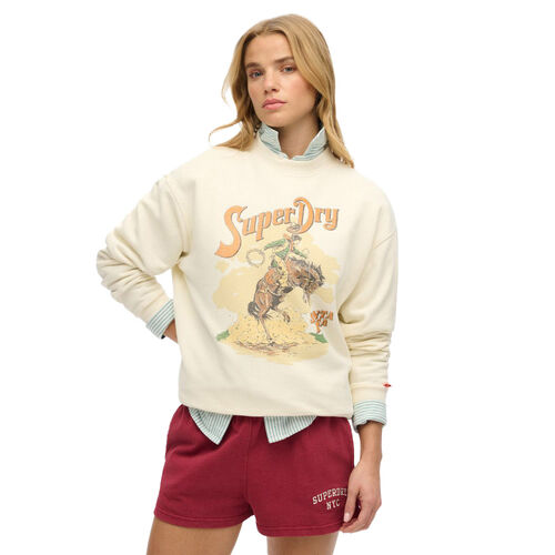 Superdry Souvenir Graphic Loose Crew