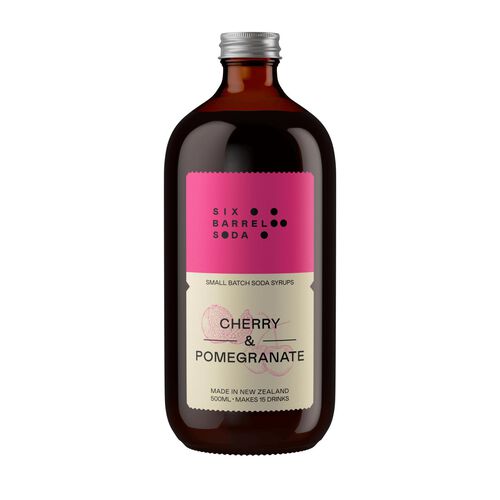 Six Barrel Soda Cherry & Pomegranate 500ml