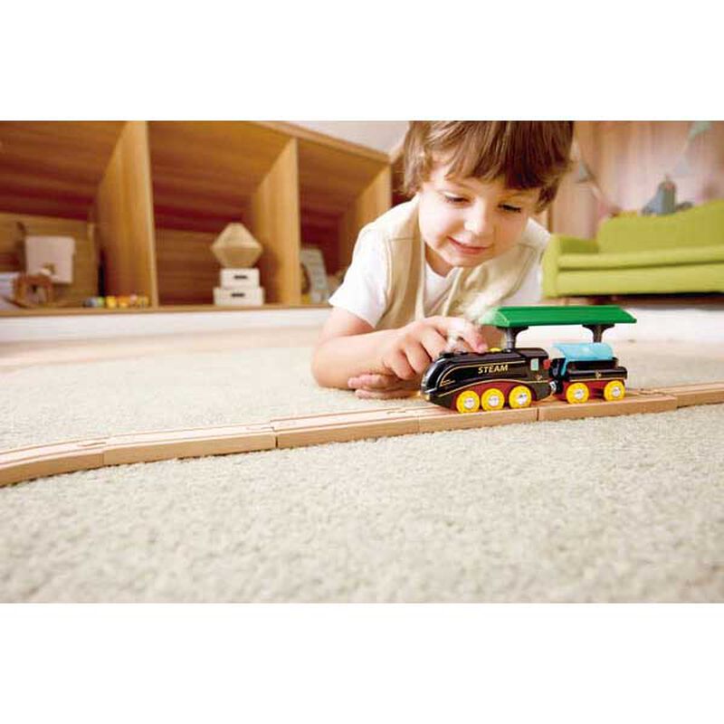 Hape Steam & Whistle Train Set image number 3