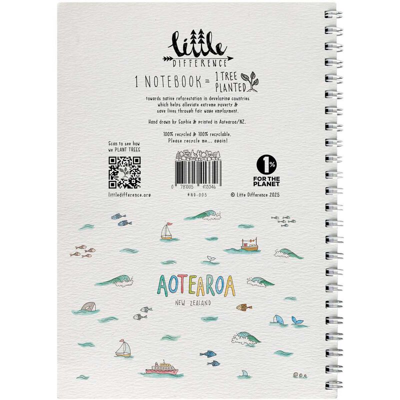 Little Difference NZ Nature Map Notebook image number 1