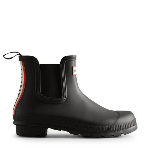 Hunter Original Short Tri Colour Logo Boot