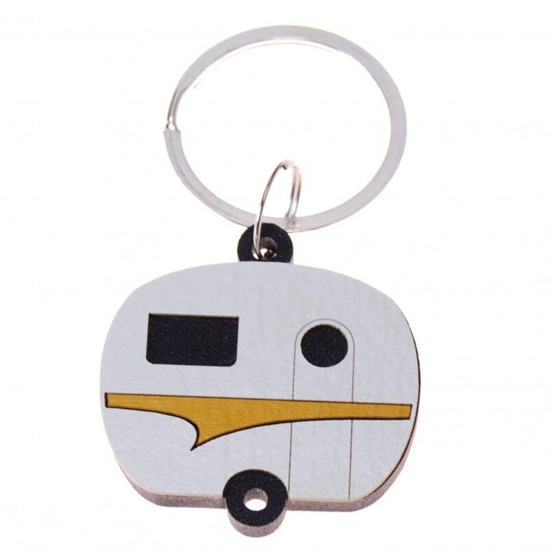 Ian Blackwell Keeper Keyring Yellow Caravan image number 0