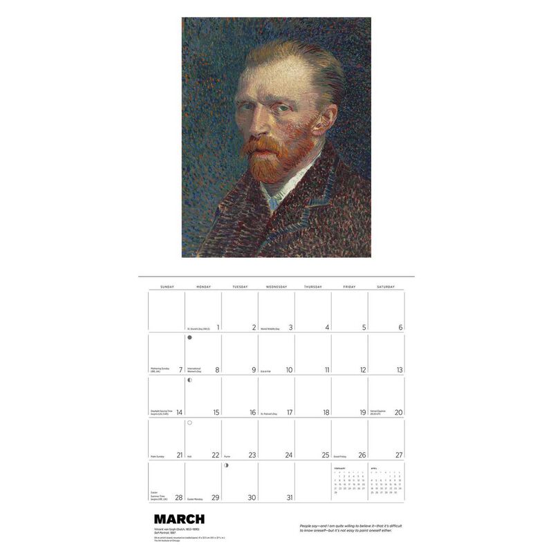 Pomegranate Vincent Van Gogh Wall Calendar 2027 image number 1