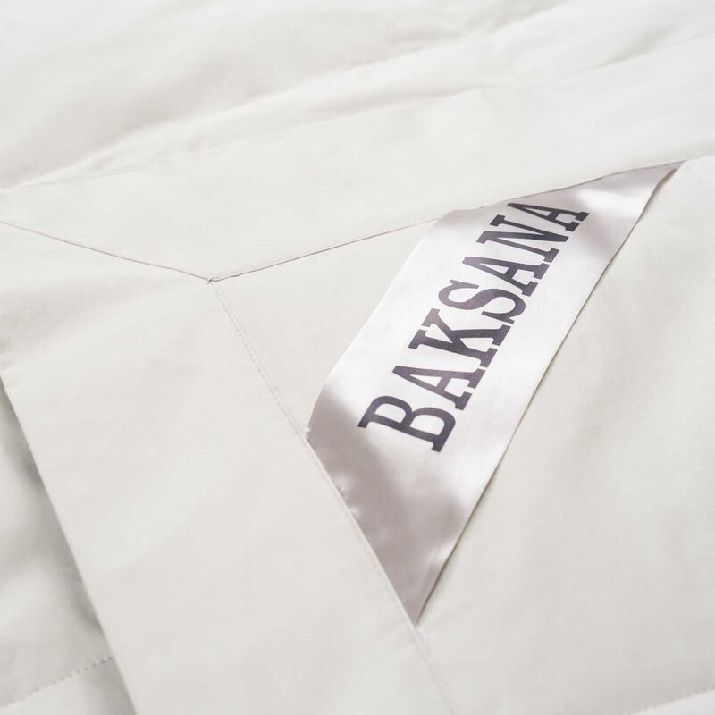 Baksana Luxury Espresso Coverlet 30/70 Duck Down & Feather image number 1