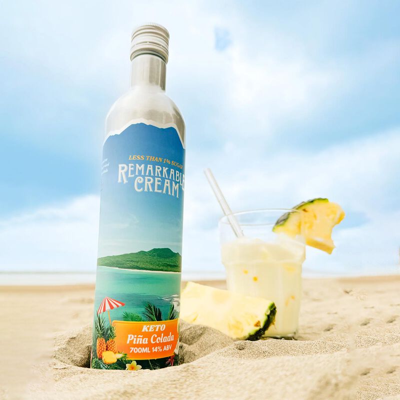 Remarkable Cream Liqueur KETO Pina Colada 14% 700ml image number 1