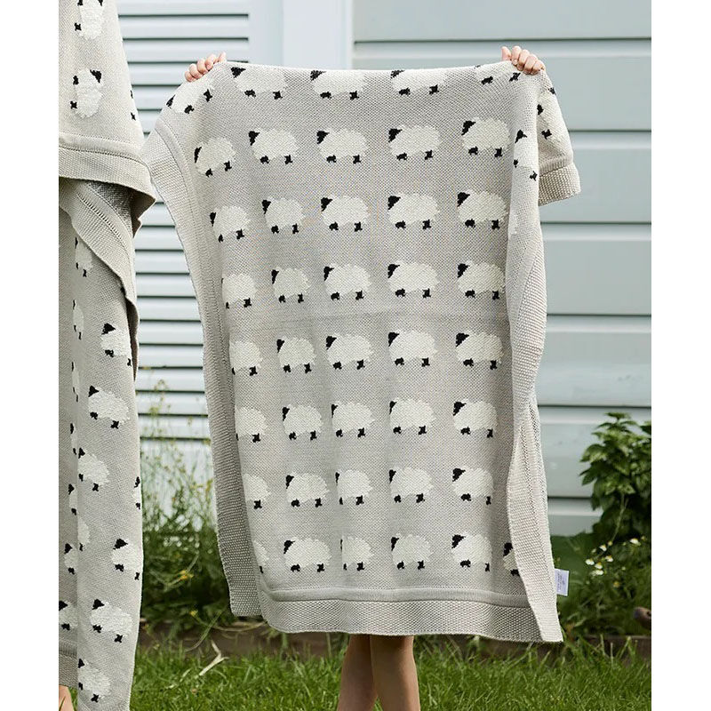 French Country Petite Counting Sheep Throw image number 2