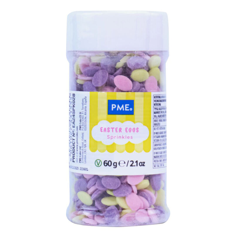 PME Easter Sprinkles - Confetti Eggs 60g image number 0