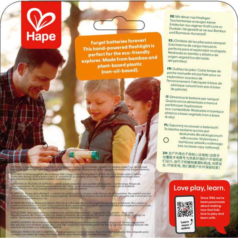Hape Hand-Powered Flashlight image number 2