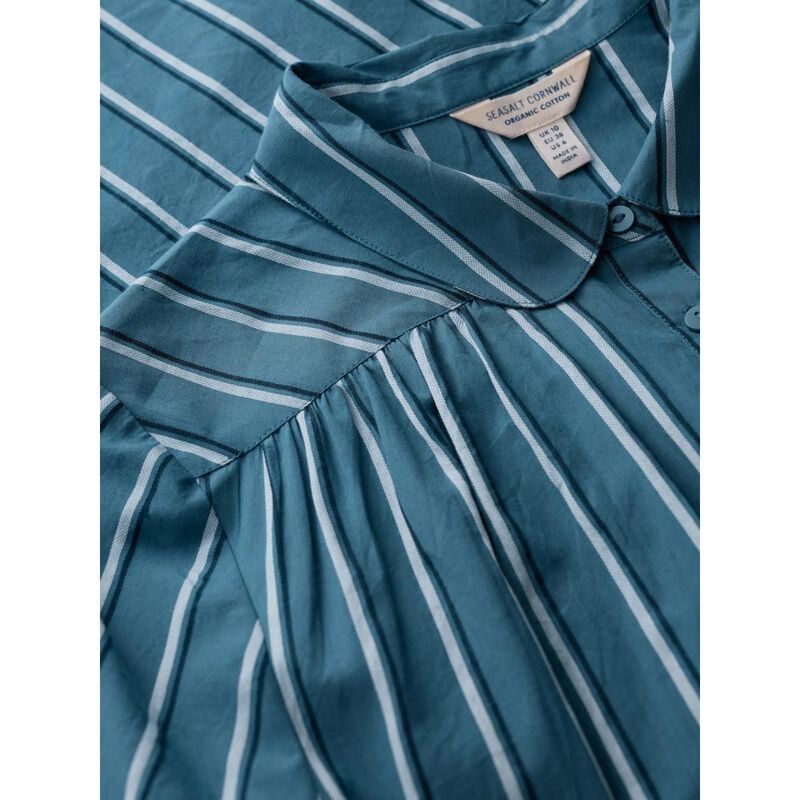 Seasalt Cornwall Spiral Flight Shirt Cornflower Starling image number 2