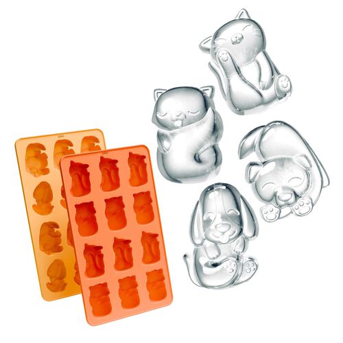 Zoku Cat & Dog Ice Tray Set Of 2