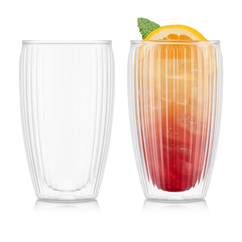 Bodum Pavina 2Pc Double Wall Glass 0.45L image number 0