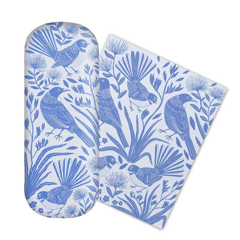 Birdsong Blues Glasses Case image number 0
