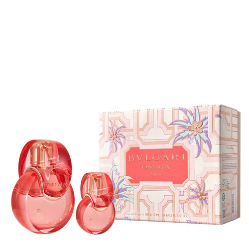 Bvlgari Omnia Coral 100ml EDT + 15ml EDT Christmas Gift Set