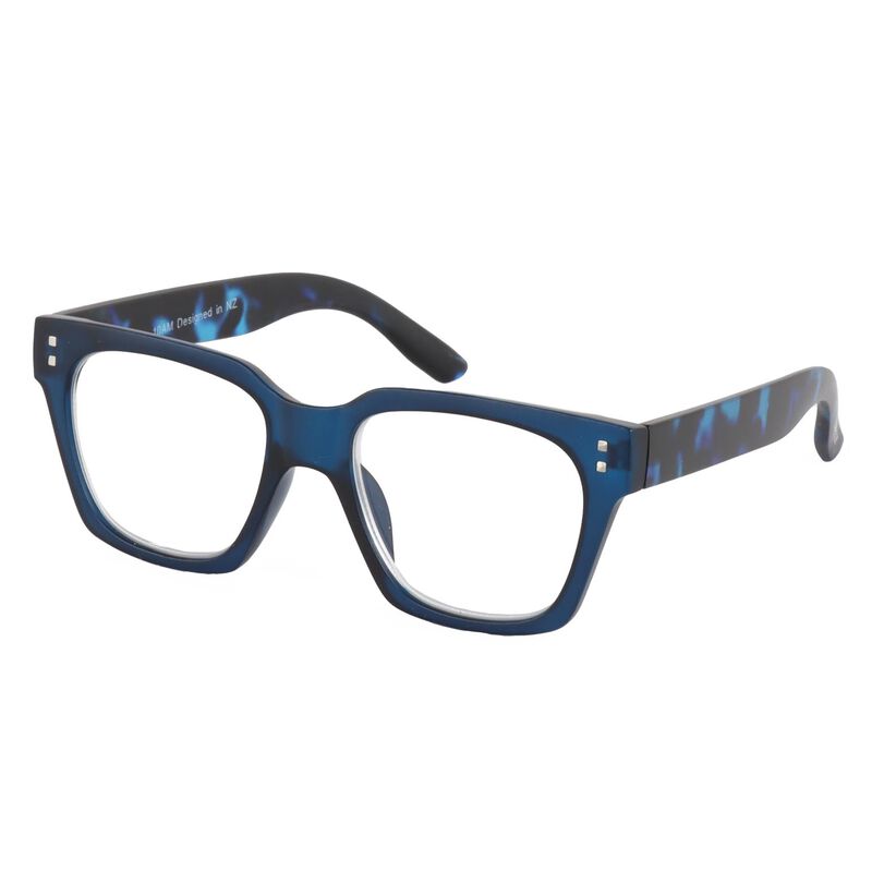 Daily Eyewear 10am - Dark Blue Reading Glasses image number 0