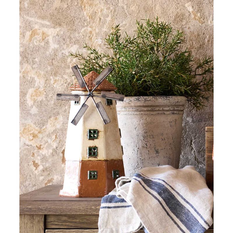 French Country Cotswolds Country Tea Light Windmill image number 1