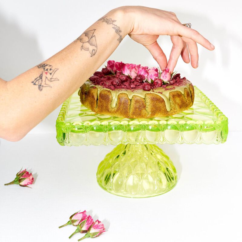 The Caker Matcha Cherry Cake Kit image number 3