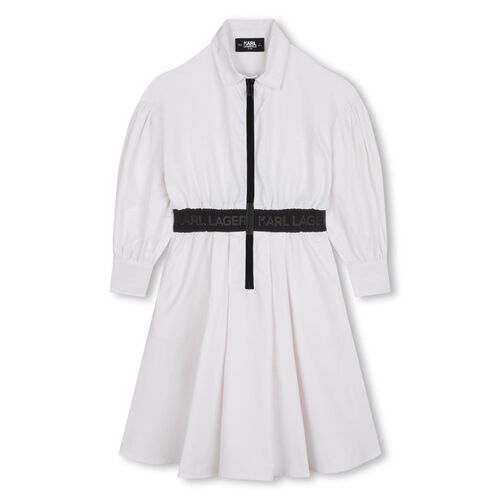 Karl Lagerfeld Zip-Up Shirt Dress 10Y - 16Y