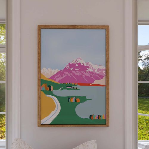 West Moor Design Mount Cook (A4 Unframed Print)