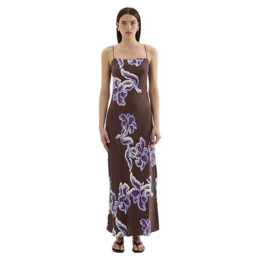 Nude Lucy Azalea Cupro Slip Dress