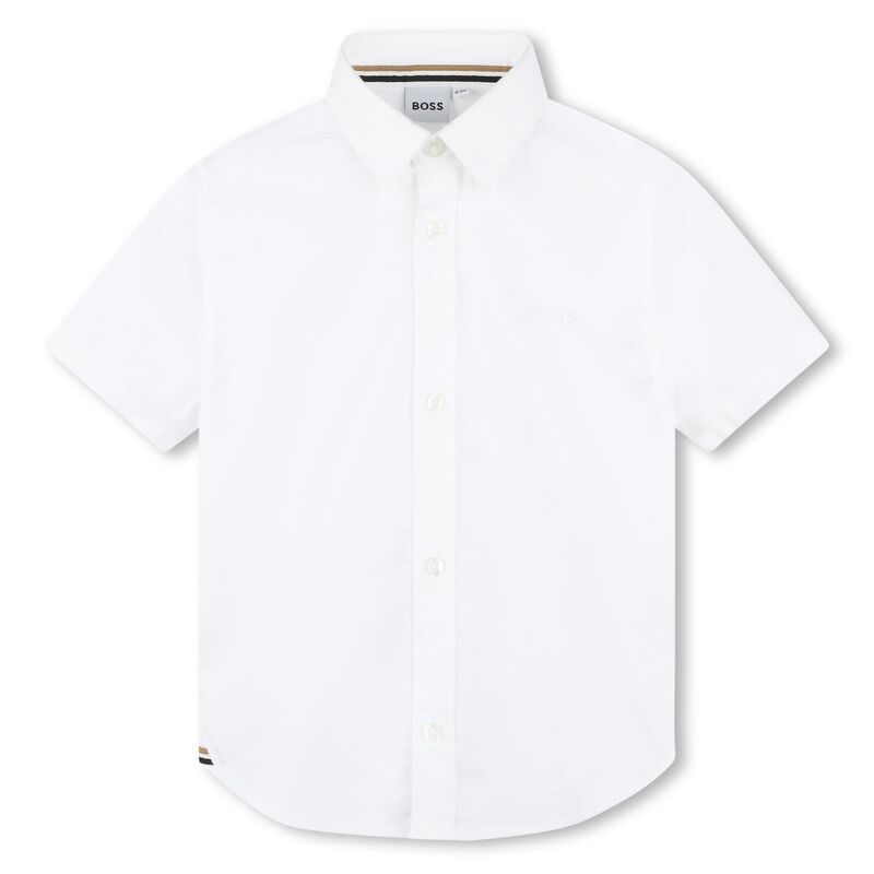 Hugo Boss Ss Oxford Emb Shirt 6 - 8Y image number 3
