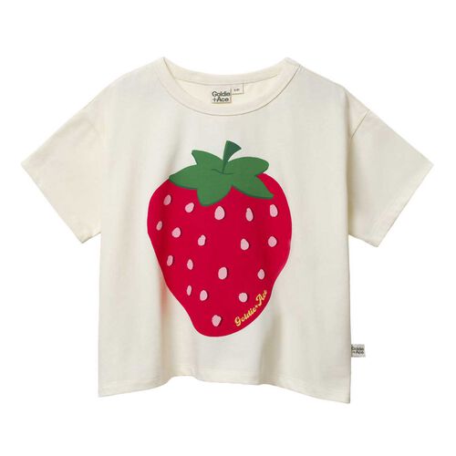 Goldie + Ace Oversized Strawberry T-Shirt 6M-2Y