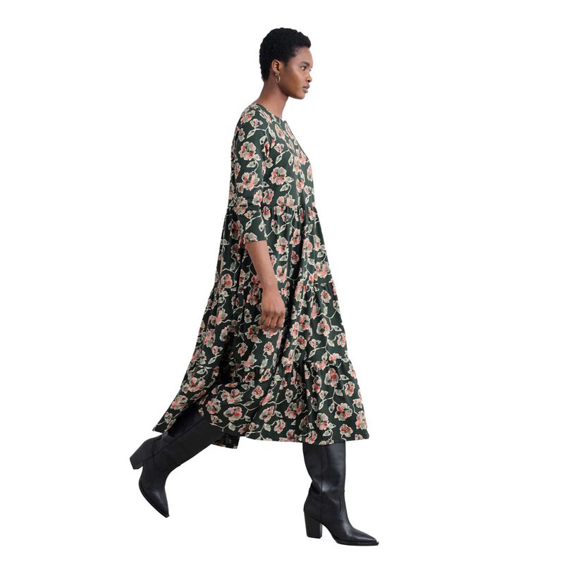 Seasalt Cornwall Line Strokes Dress Artist Camellia Coppice image number 0