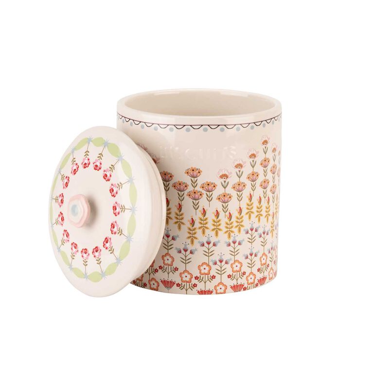 Cath Kidston Painted Table Ceramic Biscuit Jar image number 1