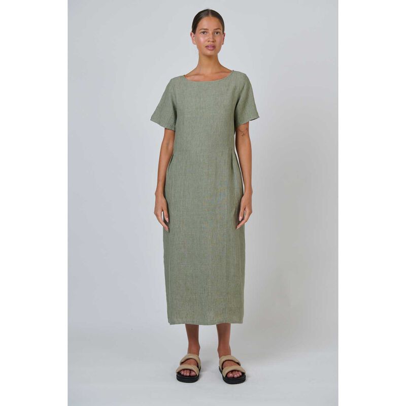 Naturals By O & J Jardin Linen Dress image number 3