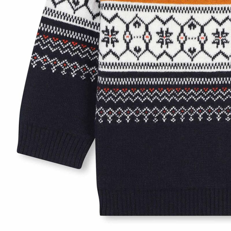 Carrement Beau Jacquard Sweater 2Y - 3Y image number 2