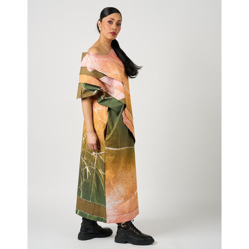 La Vaca Loca Oversized Print Dress image number 2