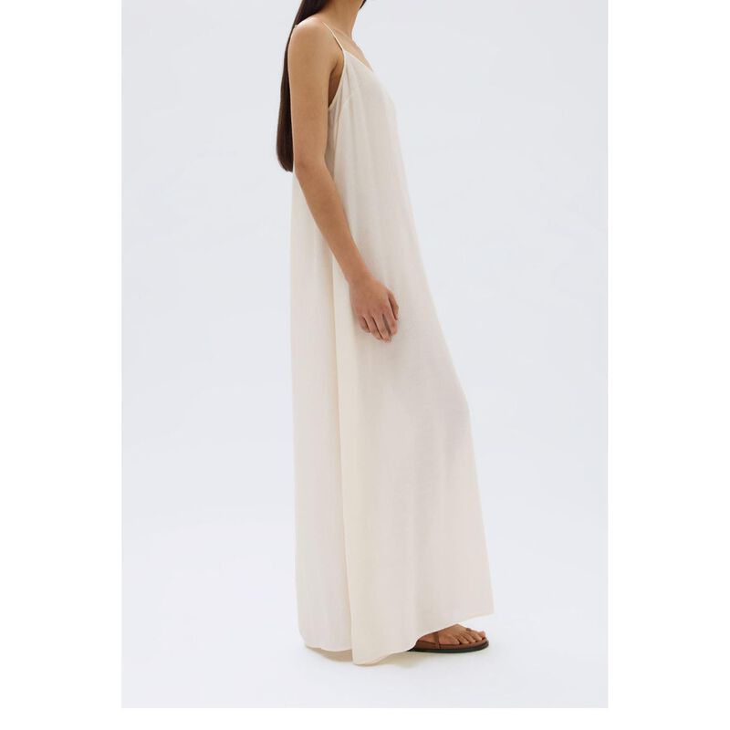 Assembly Label Lani Crinkle Maxi Dress Stone image number 3
